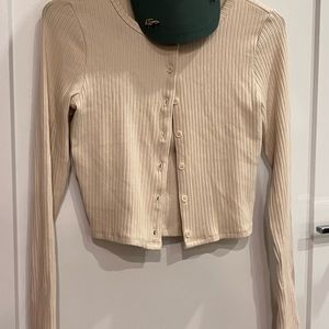 Reformation Ruby Knit Cardigan set